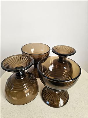 TAMNI ZAJEČAR - SET DEZERTNIH ČAŠA