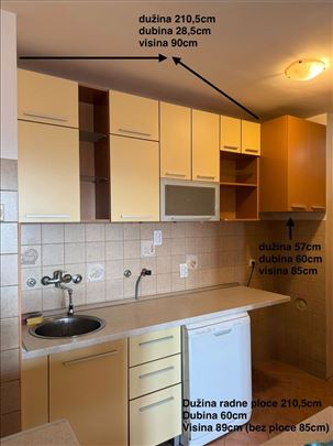 Kvalitetna i očuvana kuhinja na prodaju