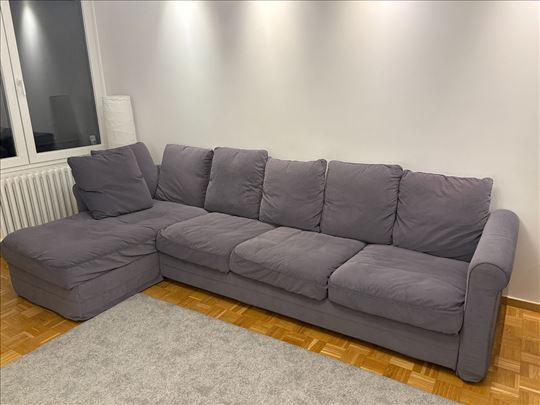 IKEA ugaona garnitura sa lenjivcem – odlično stanj