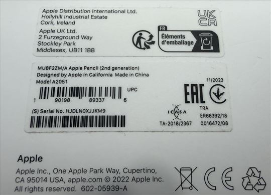 Apple pencil (2nd generation)