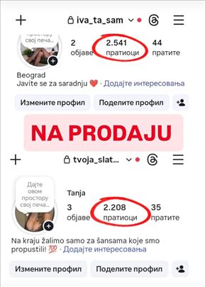 Instagram 2.2k i 2.5k