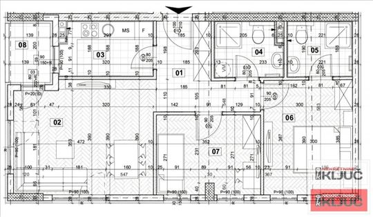 Kod Limana 4, 62m2, Trosoban sa pdv, Izgradnja