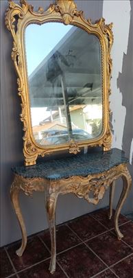 Konzola i ogledalo Florentin