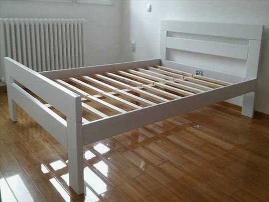 Krevet Havana u beloj boji 140x200