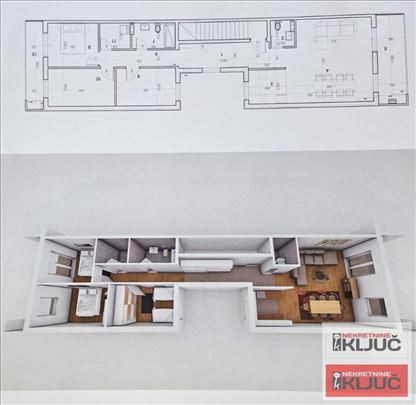 Najlon Pijaca, 104m2, Četvorosoban sa pdv, Izgradn