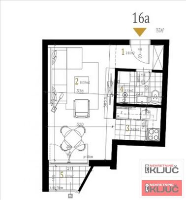 Petrovaradin, 30m2, Jednosoban sa pdv