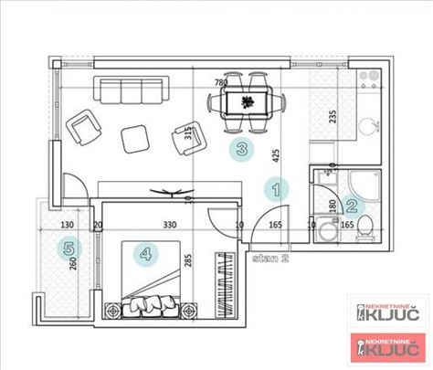 Petrovaradin, 41m2, Dvosoban sa pdv, Izgradnja