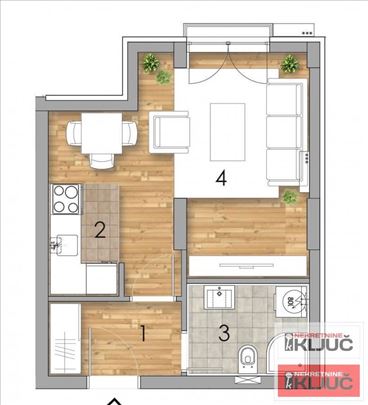 Podbara, 29m2, Jednosoban sa pdv, Izgradnja