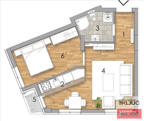Podbara, 38m2, Jednoiposoban sa pdv, Izgradnja