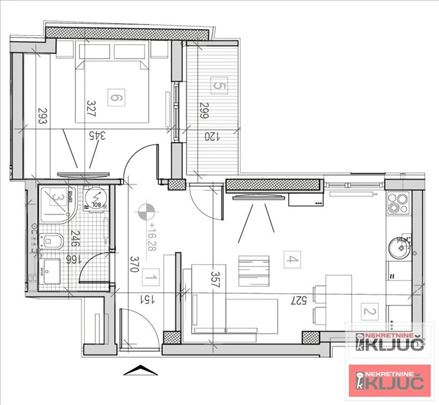 Podbara, 41m2, Dvosoban sa pdv