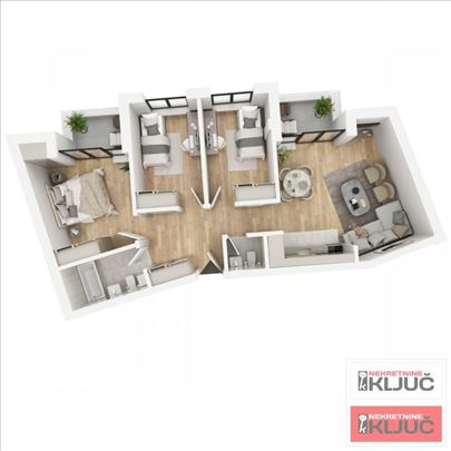 Podbara, 88m2, Četvorosoban sa pdv