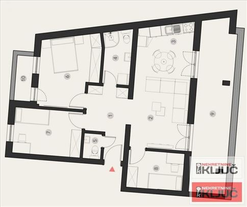 Podbara, 93m2, Troiposoban sa pdv