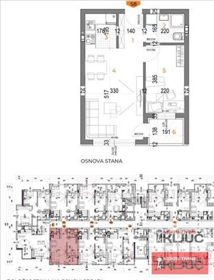 Somborski Bulevar, 38m2, Jednoiposoban sa pdv