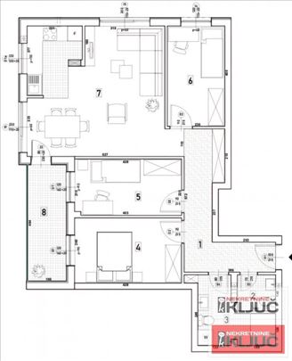 Somborski Bulevar, 87m2, Četvorosoban sa pdv, Izgr