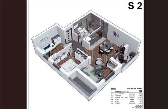 Stan,Petrovaradin,Petrovaradin,kv: 54.00