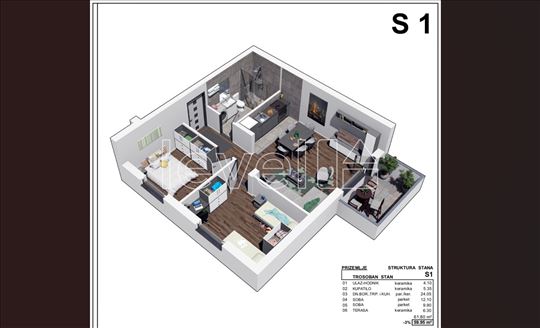 Stan,Petrovaradin,Petrovaradin,kv: 60.00