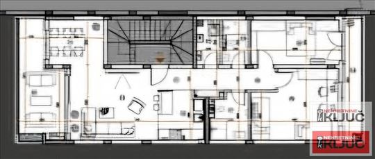 Telep, 103m2+krovna terasa, Četvorosoban, Izgradnj