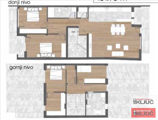 Telep, 152m2, Petosooban-Duplex sa pdv