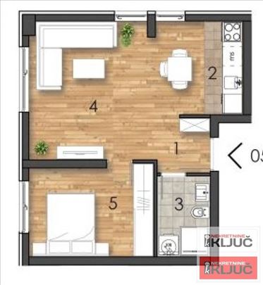 Telep, 41m2, Jednoiposoban sa pdv, Renomiran inves