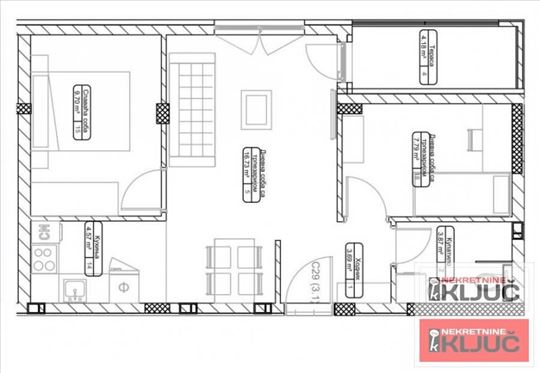 Telep, 49m2, Dvoiposoban sa pdv, Izgradnja, Funkci