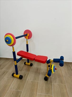 Benč klupa - do 6 god. - Dečije sprave za vežbanje