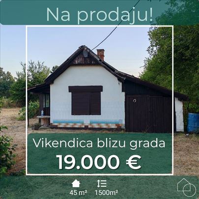 Plac 15 ari sa objektom 45 m2