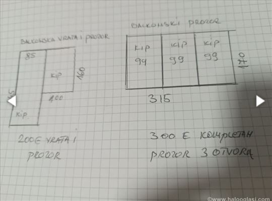 PVC Stolarija polovna