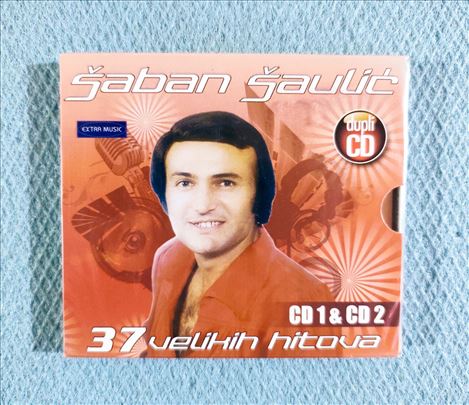 Šaban Šaulić-37 Velikih hitova(2 diska)-Cd CELOFAN