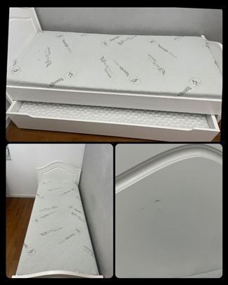 Dečiji krevet sa fiokom i 2 dušeka