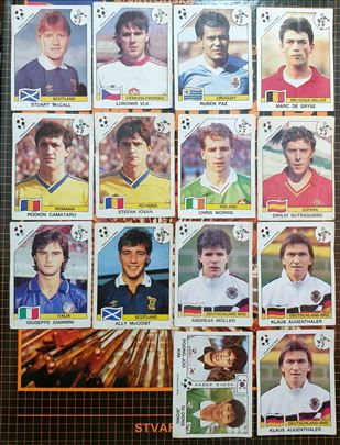 Italia 90 - Panini - 14 zivih slicica