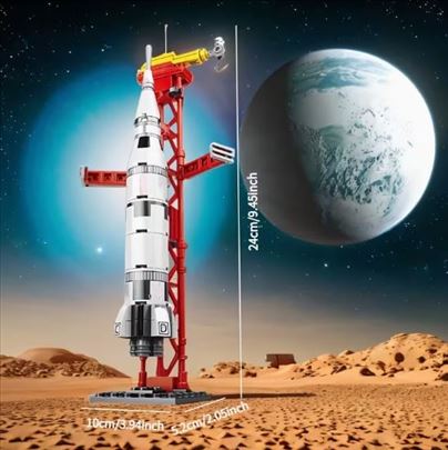 Kockice za sastavljanje - Svemirska raketa