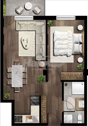 Novogradnja 45m2 - Loznica centar