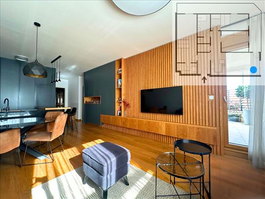 Potpuno namešten 4.0 stan sa dva garažna mesta