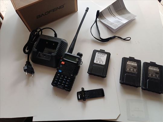 Baofeng UV5R PLUS model 2026g dodatna baterija 