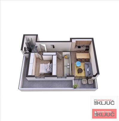 Petrovaradin, 58m2, Dvoiposoban, Izgradnja