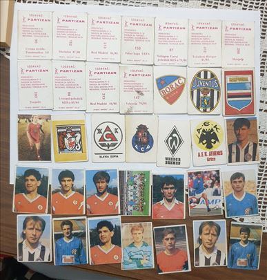 Stare fudbalske sličice – Izdavač Partizan -Lot 73