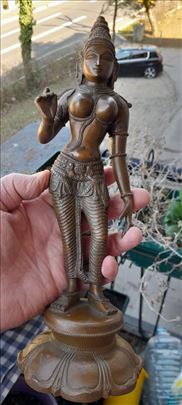 1940's/50's Bronze Parvati sculpture 32cms tall