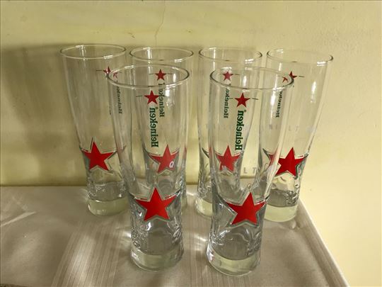 Case za pivo Heineken 0,25l, kutija 6 novih casa