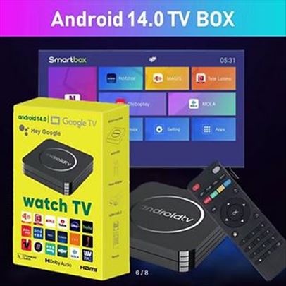 Novo WatchTV BOX 2GB Ram -16GB 4K andriod 14