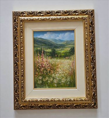 Ulje na platnu - Kraljevska livada, prelepo!