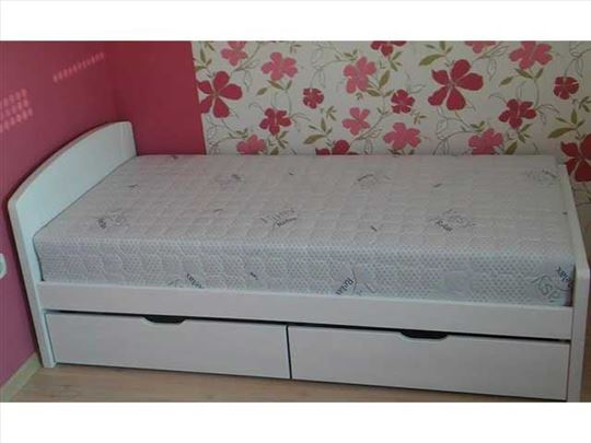 Krevet Afrodita bela  2fioke i dusek Superior Koko