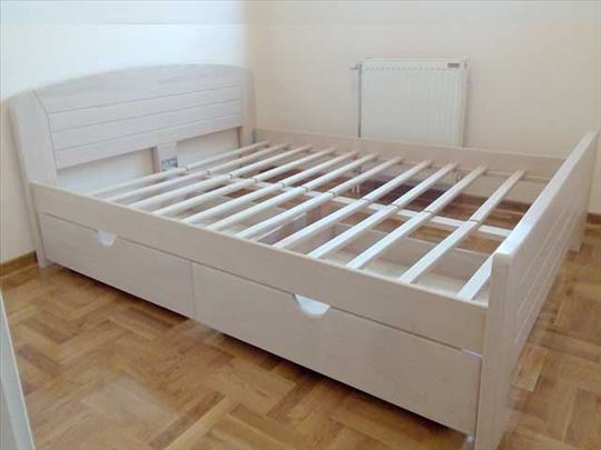 Krevet Afrodita beli bajc sa fiokama 