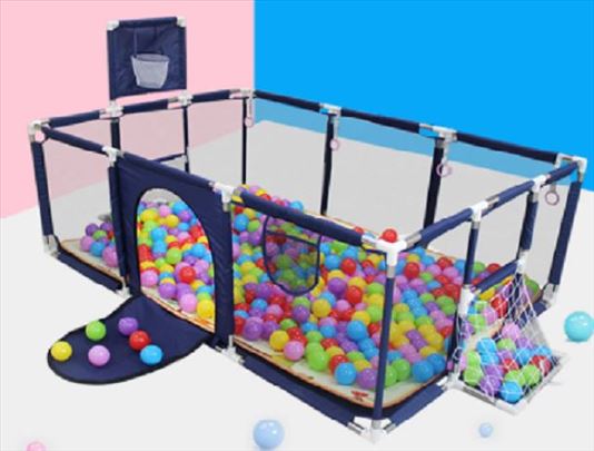 Kućna Igraonica/ogradica sa golovima i košem