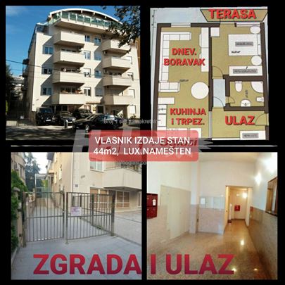 LUX 45m², Namešten,opremljen,Fon, Bul.Oslobođenja
