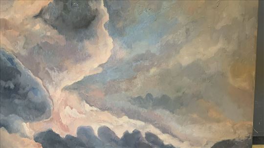 Oblaci / ulje na platnu 