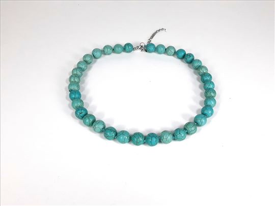 Ogrlica od tirkiza poludragog kamena