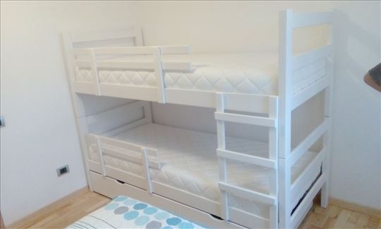 Spratni donja ogradica+ fioke+ Memory fleks 90×200