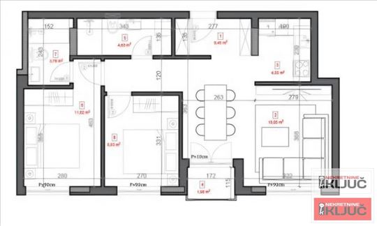 Sremska Kamenica, 60m2, Trosoban sa pdv, Izgradnja