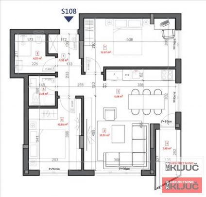 Sremska Kamenica, 63m2, Trosoban sa pdv, Izgradnja