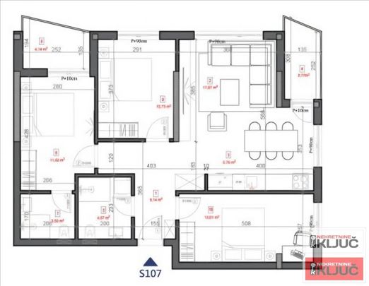 Sremska Kamenica, 82m2, Četvorosoban sa pdv, Izgra